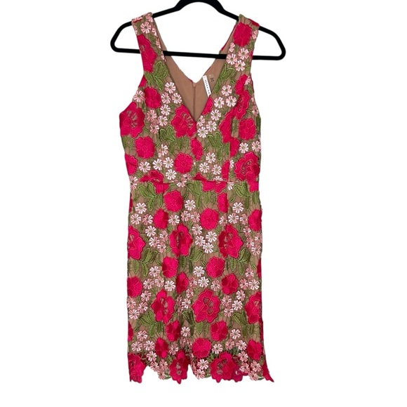DEX Floral Embroidered Lace Dress- Size Small - Picture 2 of 10